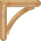 Ekena Millwork Thorton Craftsman Rough Sawn Bracket w/ Offset Brace, Western Red Cedar, 8"W x 38"D x 38"H BKT0806X38X38THR04RWR - alternate 4